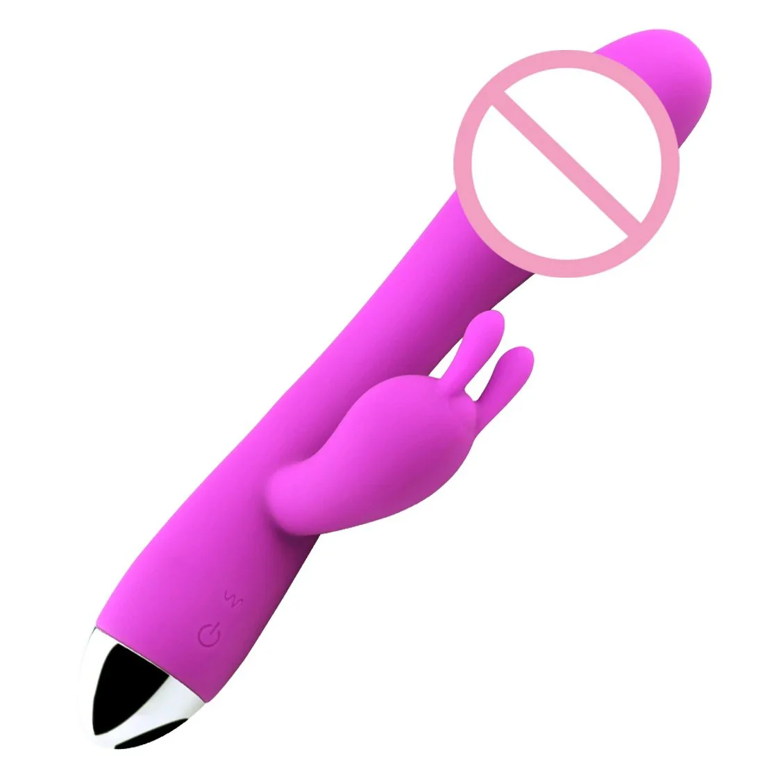 Small R-Smooth Wand Vibrator for Women USB Rechargeable Waterproof 10 Frequencies Sex Toy