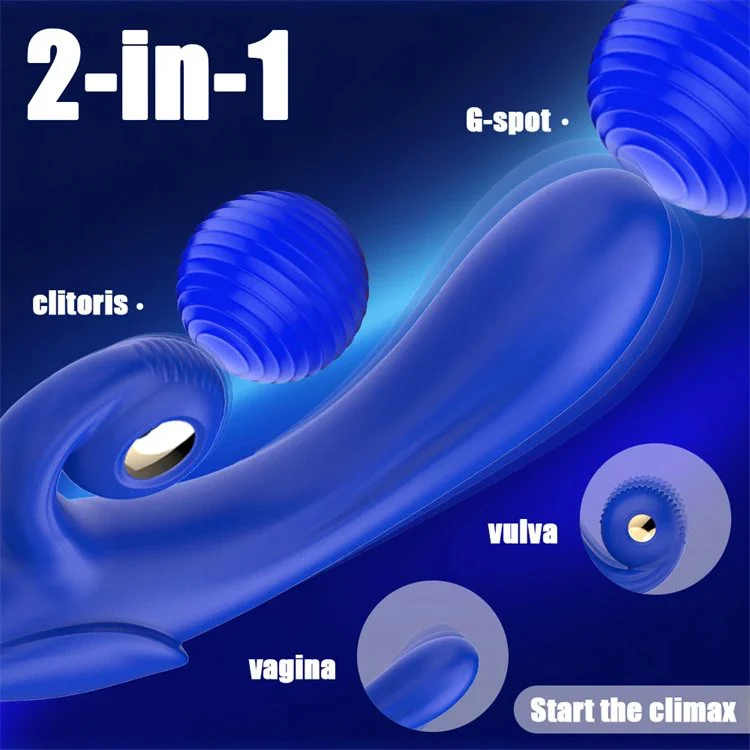 Sexual Products 10 Speed 2 in 1 G Spot Clitoral Stimulation Snail Vibrator Sex Toys for Women