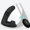 USB Power Supply 10 Frequency Wearable Anal Plug Electric Vibrator & Dildo for Prostate Massage & Sucking Wearable & Invisible