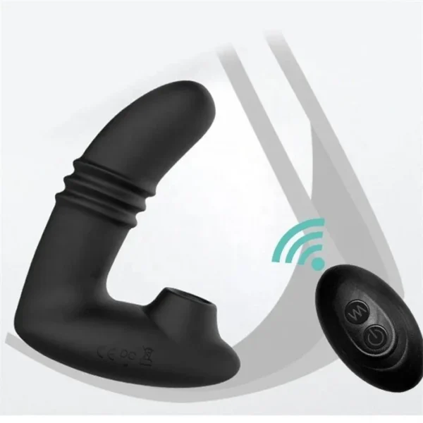 USB Power Supply 10 Frequency Wearable Anal Plug Electric Vibrator & Dildo for Prostate Massage & Sucking Wearable & Invisible
