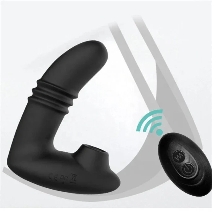 USB Power Supply 10 Frequency Wearable Anal Plug Electric Vibrator & Dildo for Prostate Massage & Sucking Wearable & Invisible