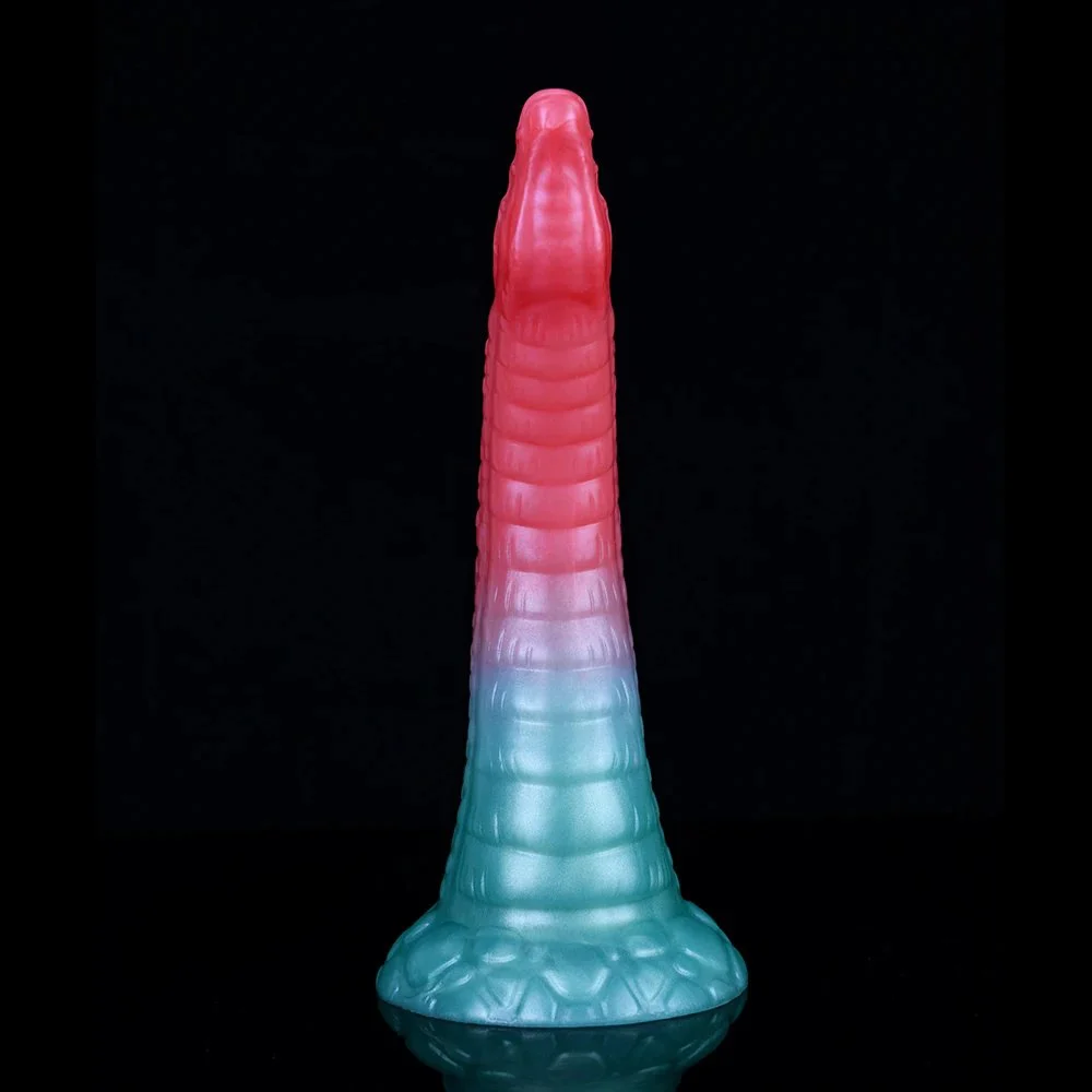 Alien Dragon Dildo Sex Toys Curved Shaft Adult Sex Toy for G-spot Anal Play With Dragon Scales Shape of a Dragon