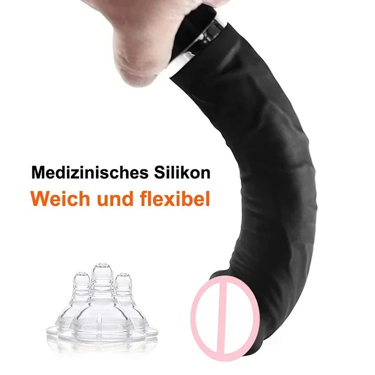 Rechargeable 7 Vibration Modes Silicone Realistic Vibrating Dildo Female Masturbation G-Spot Dildo Vibrator for Women Sex Toy