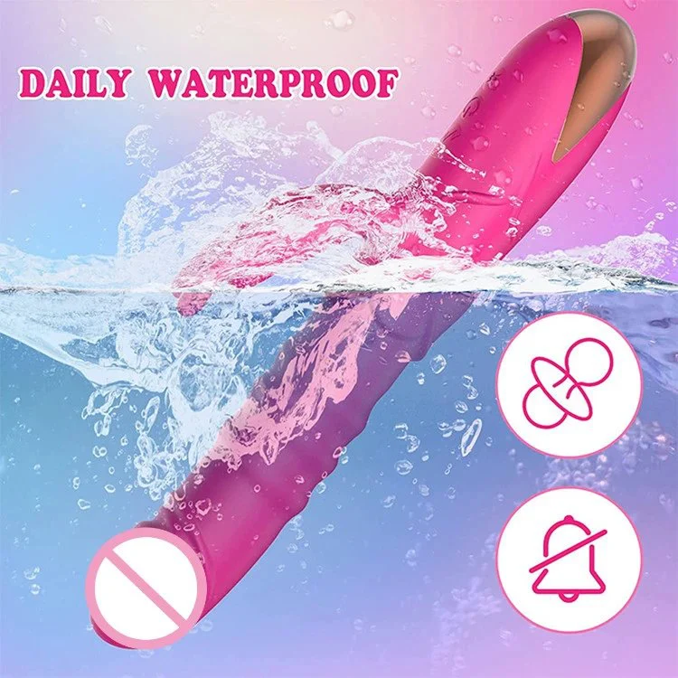 Telescopic Dildos Rabbit Vibrator G Spot Masturbator Clitoris Stimulator Adult Sex Toys for Women