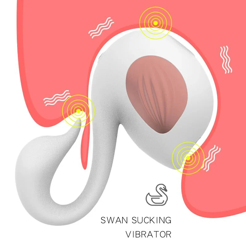 Swan Sex Toys for Women Latex Mini Vibrator Sex Toy for Girls for Women