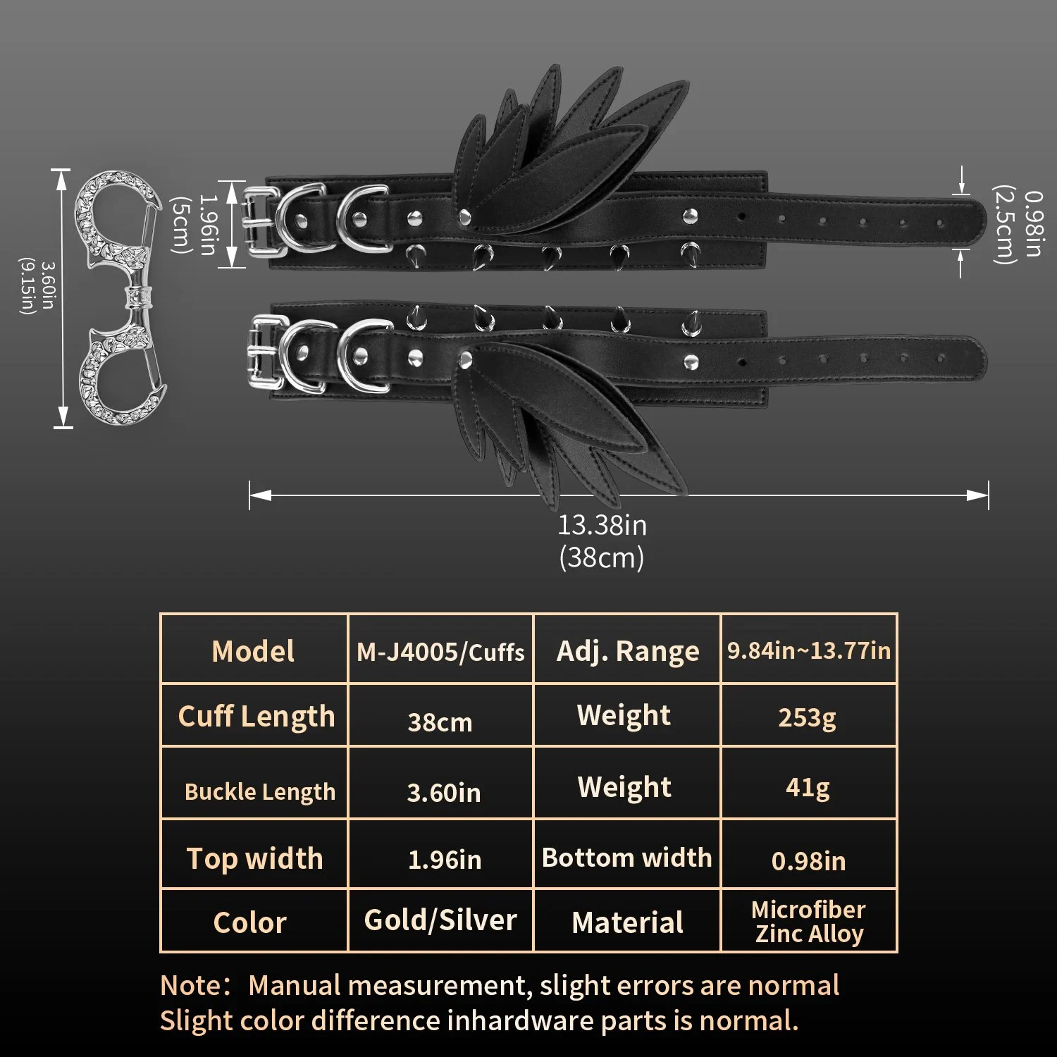 Leather Ankle Restraints with a Fierce Eagle Design, Suitable for Adult Role-playing Submission Under Lock and Key