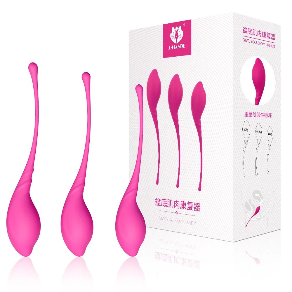 Kegel Ball 3-piece Female Pelvic Floor Muscle Trainer Private Contraction Smart Ball Vaginal Dumbbell