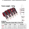 Body Leather Bondage Set Premium SM Gear Crafted From Supple Leather Designed for Adult Couples Seeking Sensual Restraint Play