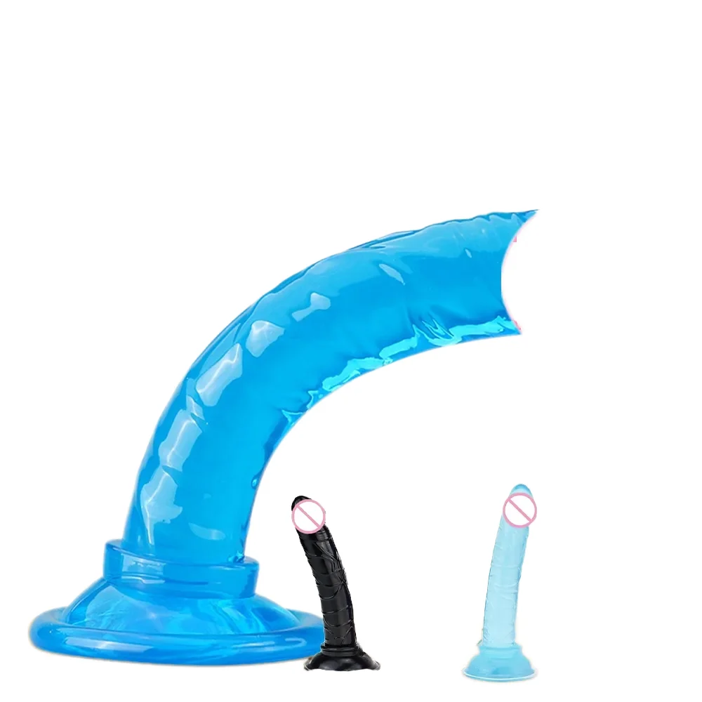 Adult Crystal Women Dildo Sex Toys Soft Silicone PVC ABS Clit Stimulator Adult Crystal Women Dildo Vibrator