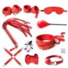 Bondage for Sex10 Pcs SM Leather Bondage Sets Restraint Kits for Women and Couples