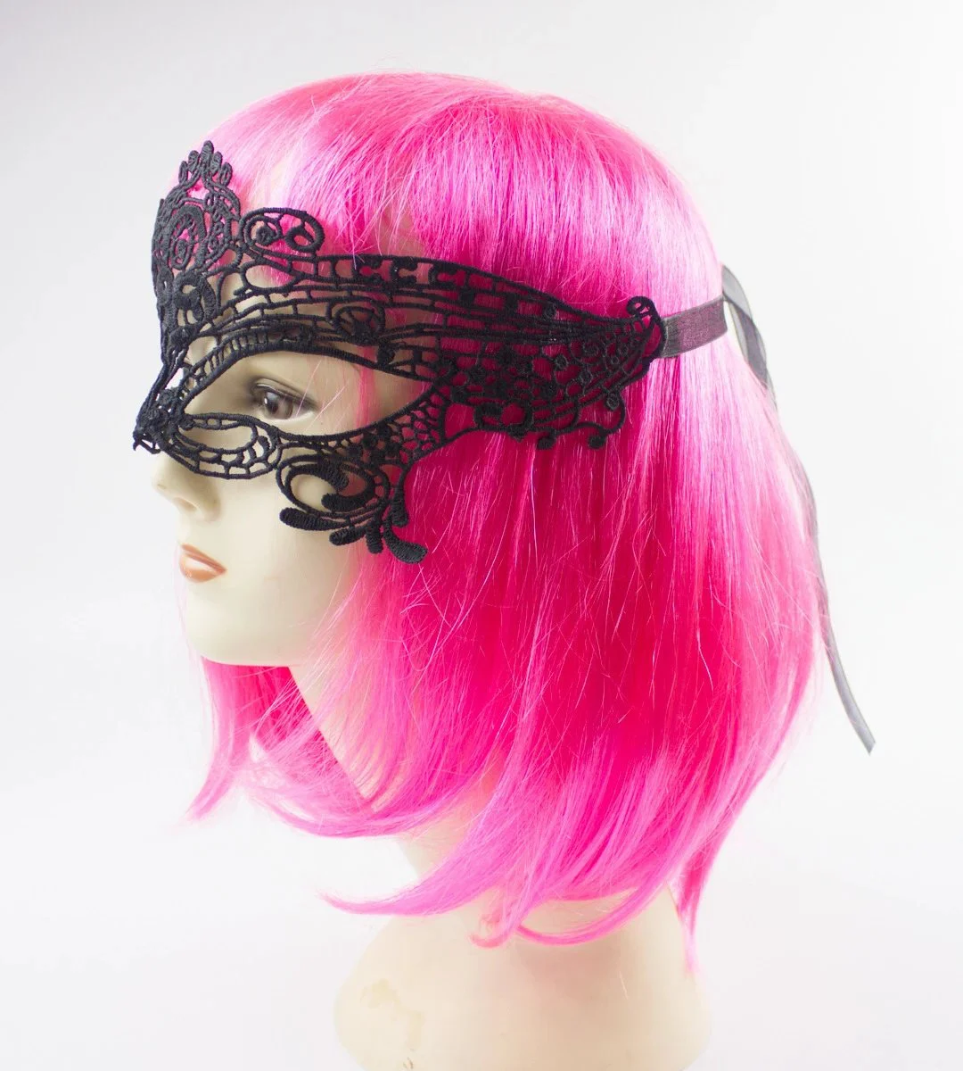 Black Lace Queen Masquerade Princess Party Annual Beauty Mask Half Face Crown Eye Mask