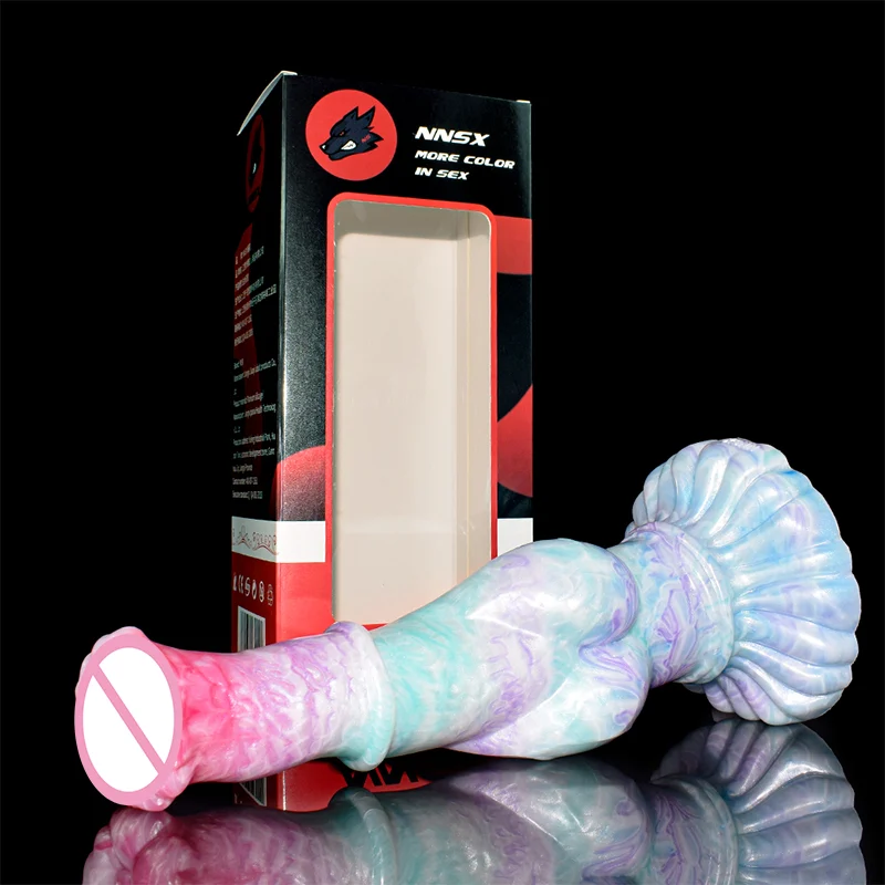 9.96 Inch Dragon Monster Artificial Silicone Colorful Sex to Toy for Women