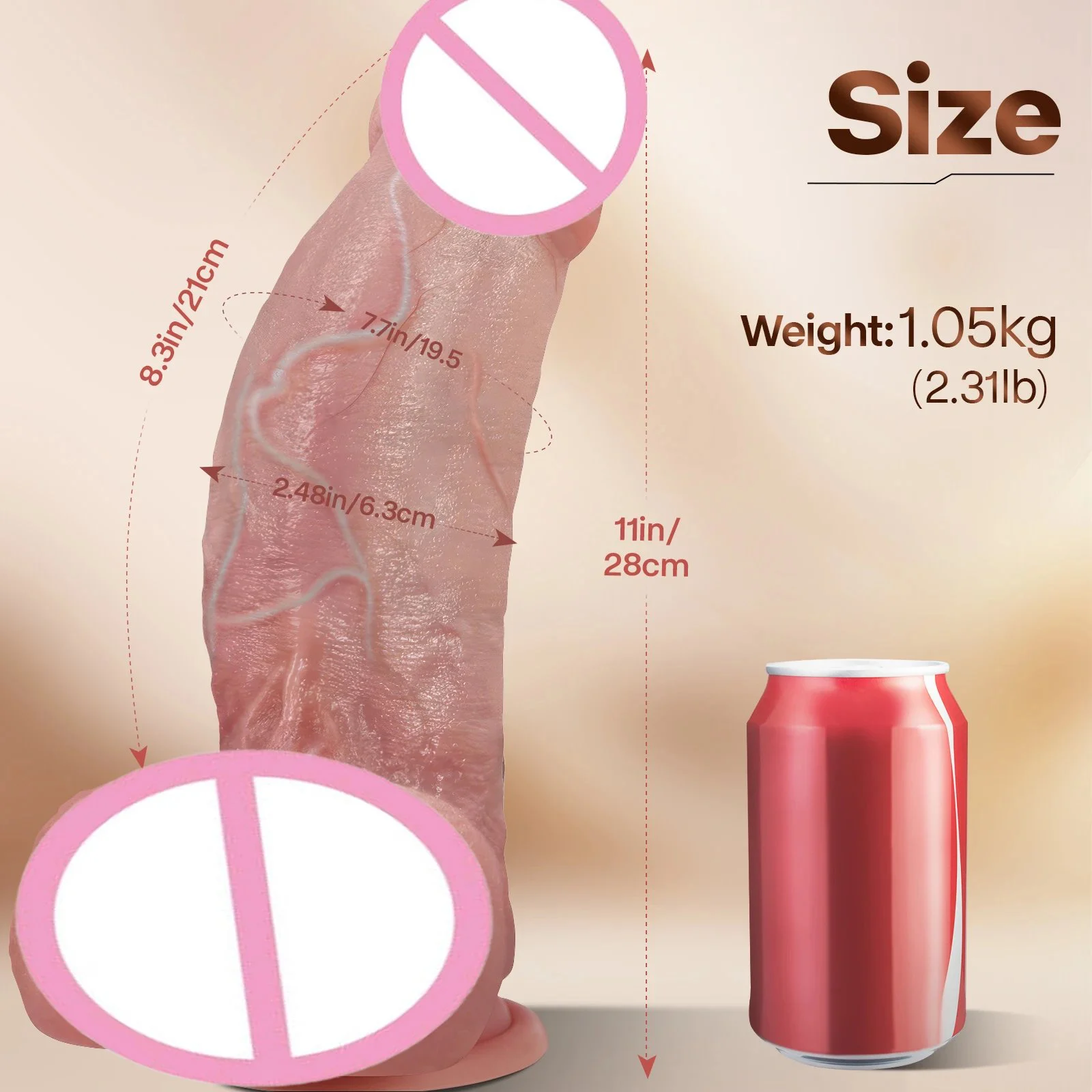 Adult Plaything Soft Silicone Suction Cup Dildo with Bendable Flexible Design Eco-Friendly & Waterproof for Men