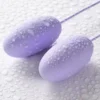 Dual Massager Pelvic Floor Trainer Portable Muscle Relaxation Tool for Women Pink Purple