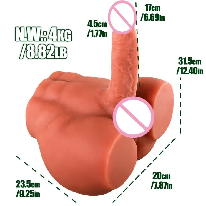 Coffee 4kg Shemale Masturbator for Gay Men Sex Doll Toys