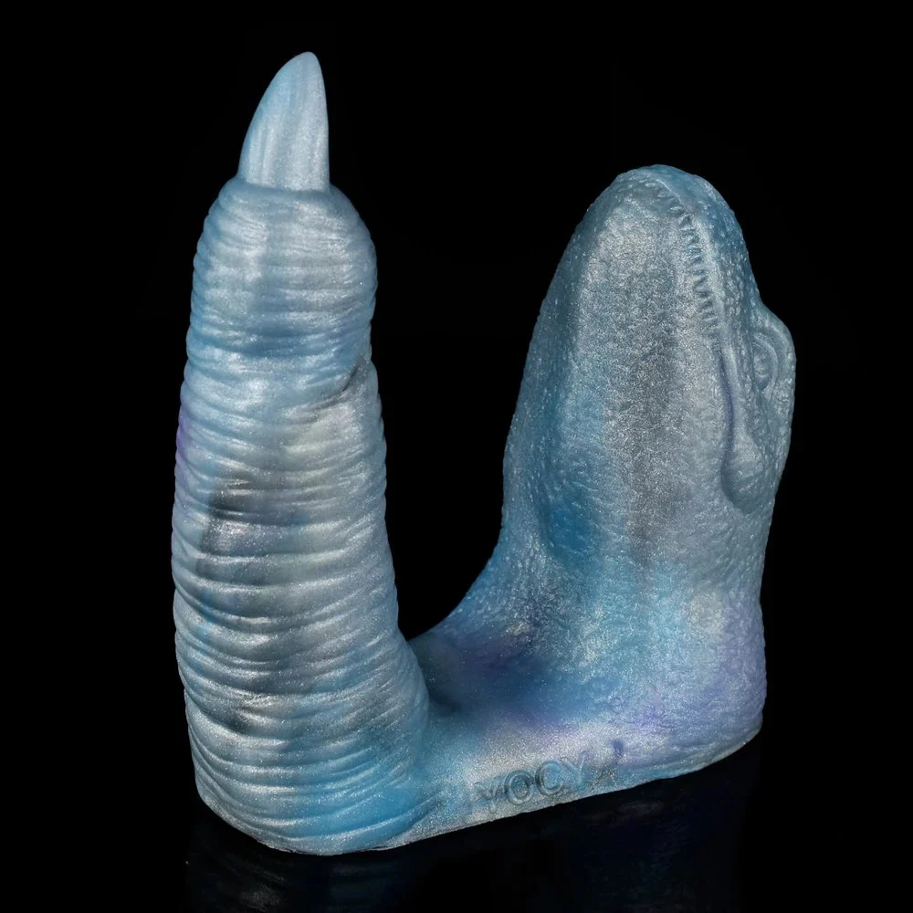 Colours Dragon Claw Vibrating Finger Sleeve Alien Sleeve Total Length 13cm Male Penis Sleeve