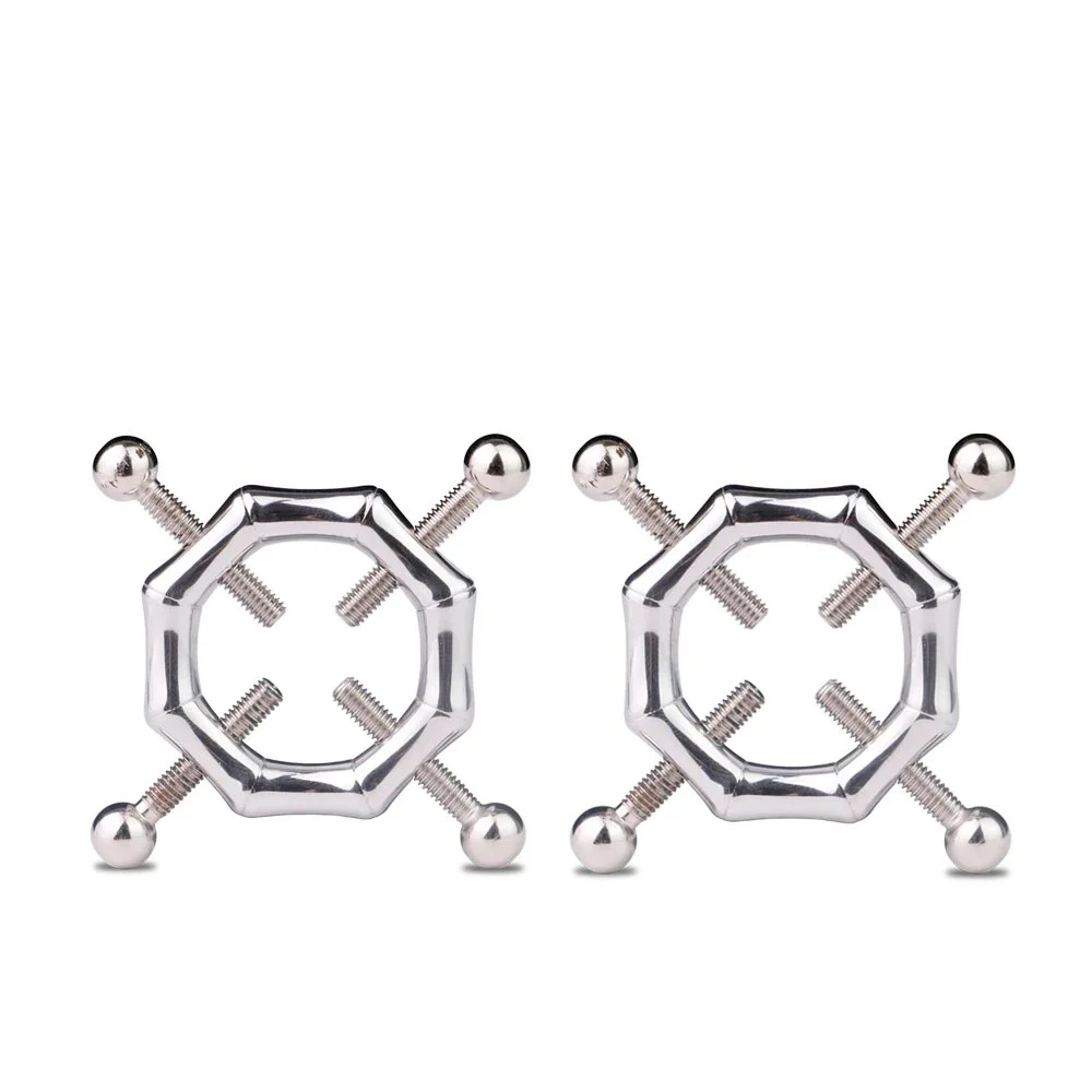 Breast Clip for Female Sex Toy Nipple Play Crystal Chain Nipple Clamps Leather Harness Fetish Sex Breast Restraints