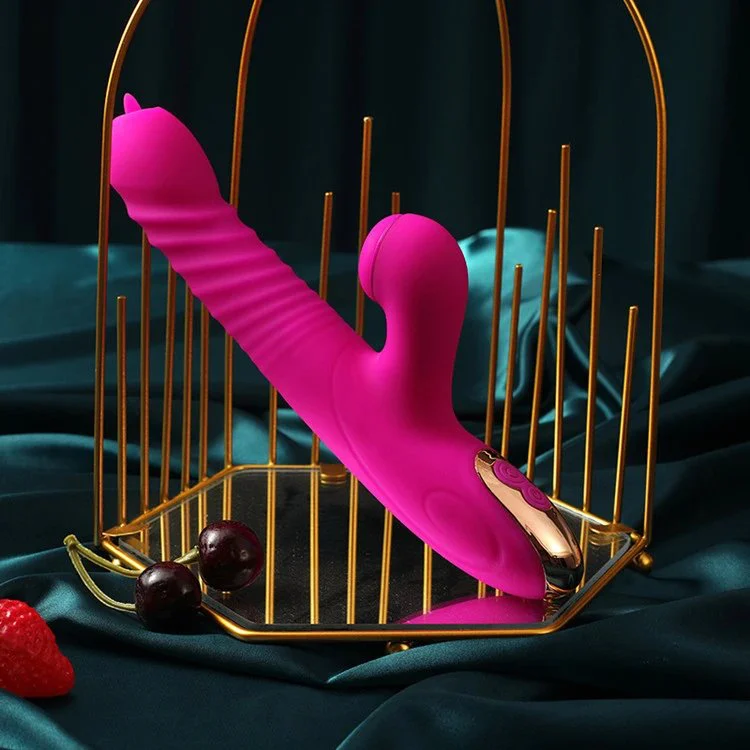 Tongue Licking Vibrator Sex Toys for Women Sucking Vibrator Dildo AV Massager Female Masturbation