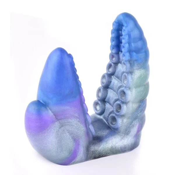 Alien Sleeve Colours Tentacle Vibrating Finger Sleeve Male Adult Products