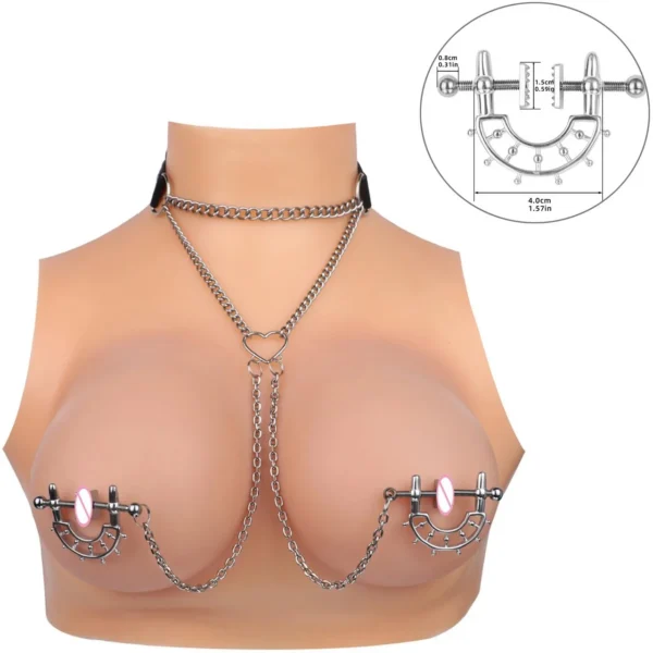Erotic Nipple Clips Women Men Clamps Exquisite Packaging Box Valentine's Day Gift