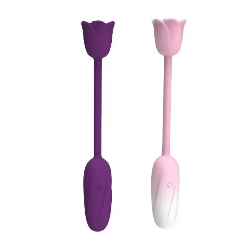 Portable Remote App Controlled Egg-Shaking Climax Stimulation 9-frequency Dual-head Vibration Rose Love Egg