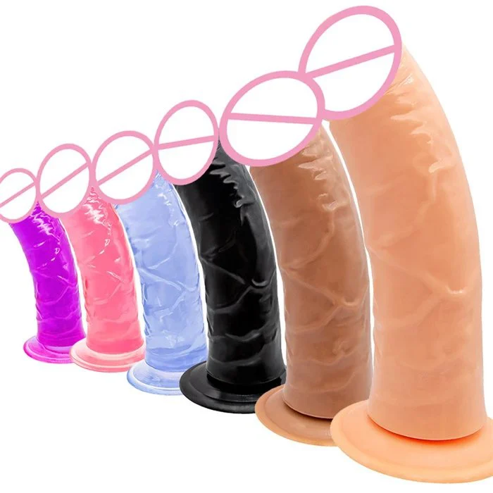 China PVC Realistic Dildos Dong Sex Toys for Adults Soft Dildo Vibrator