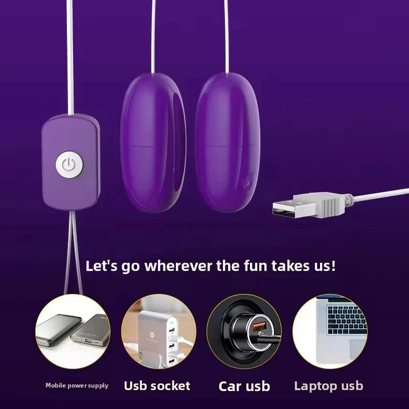 Mini Vibrating Egg Tongue Licking USB Charging G-spot Vibrating Female Masturbation Adult Toy