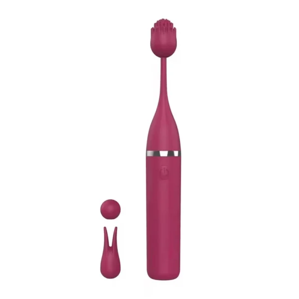 Clitoralis Stimulator for Women with Three Silicone Head,High-Frequency G Spot Clit Vibrator Stimulator, Adult Sex Toy for Women