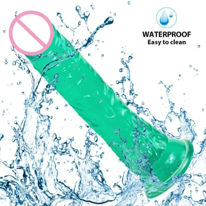 Crystal Soft Realistic Dildo for Couples Anal Sex Toy