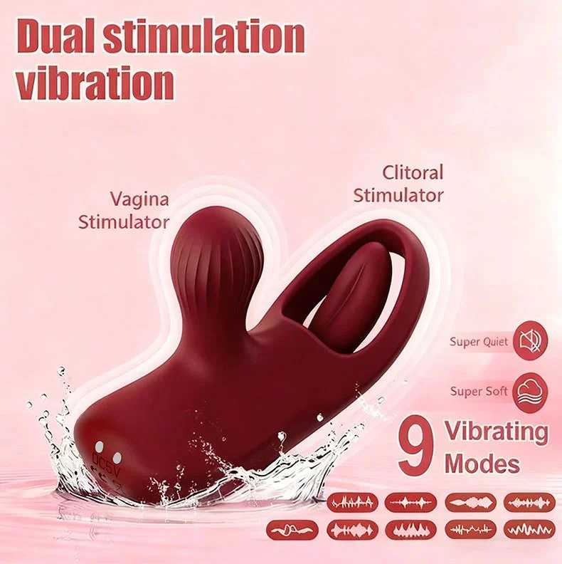 APP Control Wearable Silicone Anal Massager Vibrator Small Tongue Slap 9 Frequency Vibration Mode 100% Waterproof Adult Toy