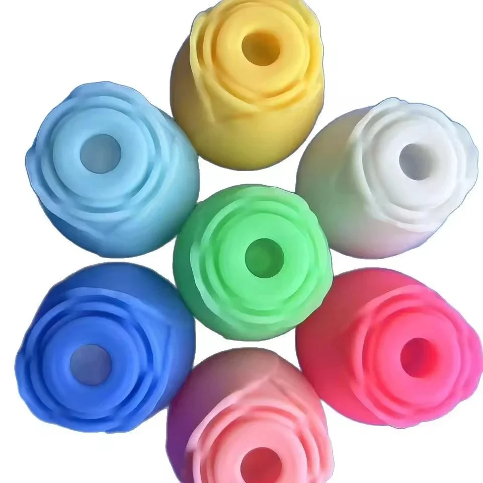 Glow in the Dark Rose Vibrator Clitoral Sucking and Nipple Sucker Clitoris Stimulator Luminous Women's Sex Toy