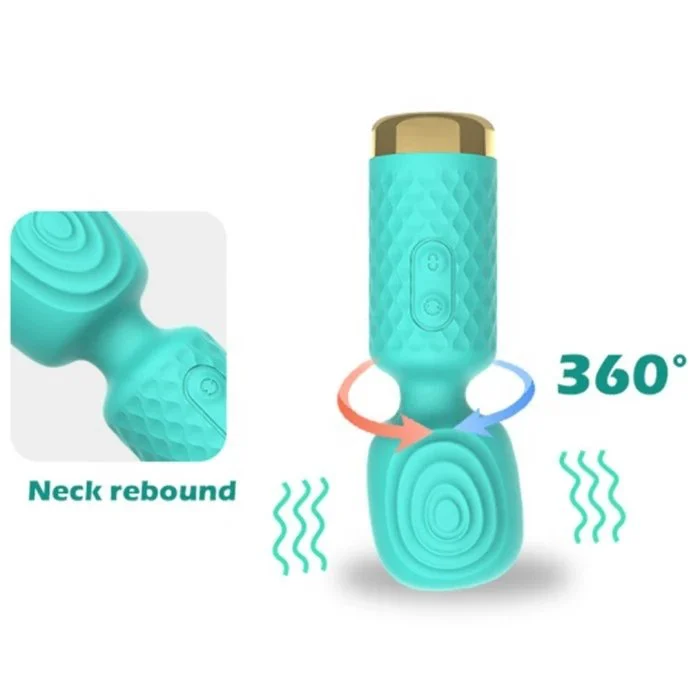 USB Powered 10-Speed Rose Clitoris Vibrator Mini AV Wand G-Spot Gynecological Sex Toys for Women