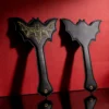 Fantasy Bat Leather Paddle with Crisp Sound for Sensory Pleasure, Adult 18+ Intimate Toy for Enthusiasts