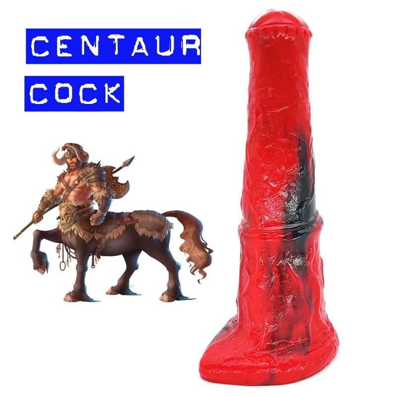 Adult Toys Animal Centaur Dong 11 Inches Silicone Colorful Art Craft Sex Toy Long Thick Large Horse Dildo