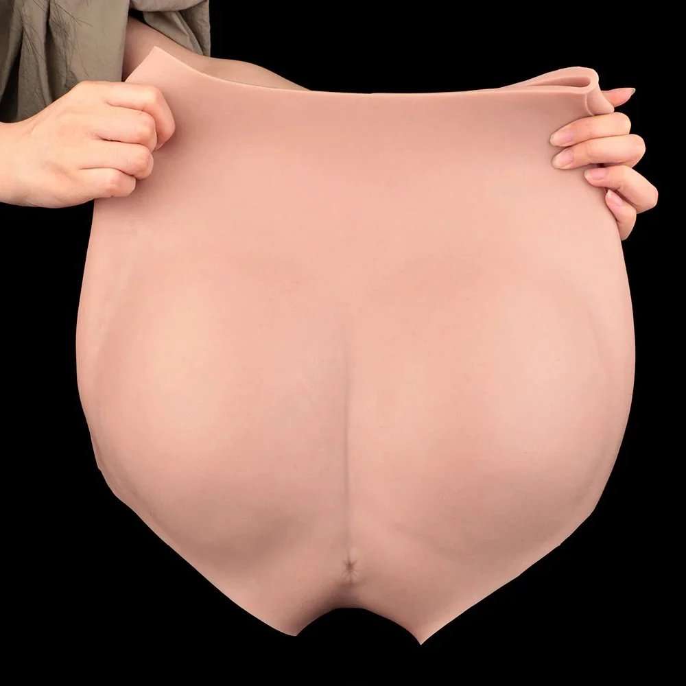 Realistic Hollow Strap on Dildo Pants Men Reusable Condom Stretchy Panties Strap on Men Enhance Girth Sleeve Adult Sex Toy