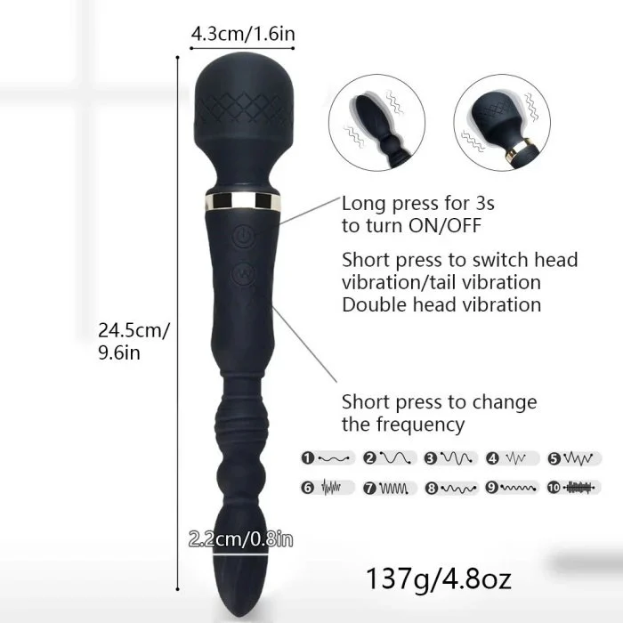 USB Charging Vibration Av Stick Other Massage Products Adult Sex Toy Magic Personal Full Body Wand Vibrator