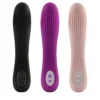 Silicone Waterproof 100% 12 Frequencies Multi-Speed Non-Lubricated Adult Female USB Rechargeable G-Point Rabbit Vibrator