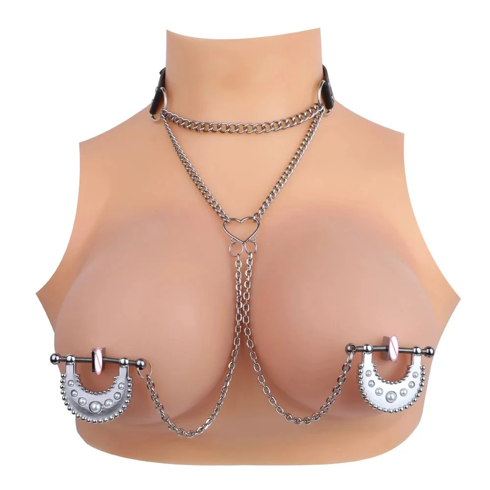 Fetish Breast Fun Game Metal Stainless Steel Nipple Clips Female Role Playing Couple Flirting Products Sex Toys