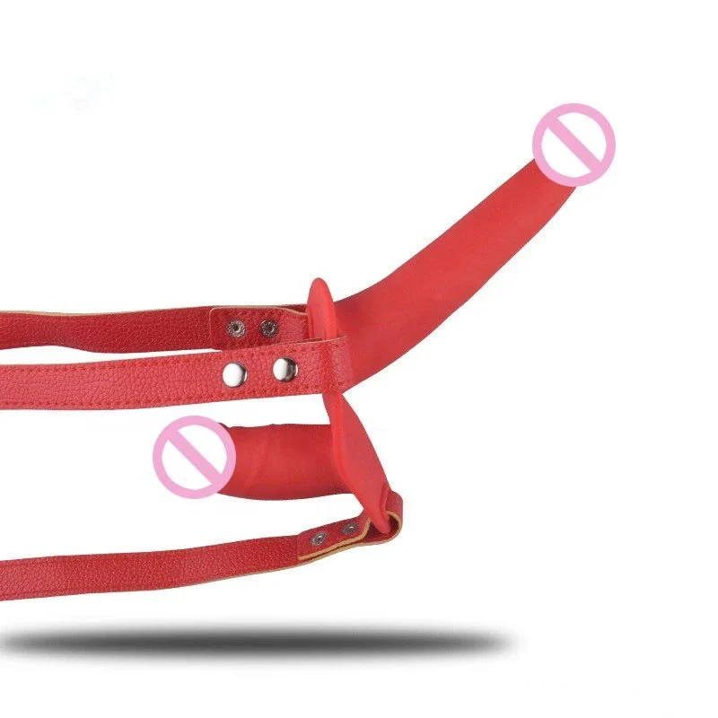 Double Dildo Pants Elastic Harness Strap-on for Woman Strap on Penis