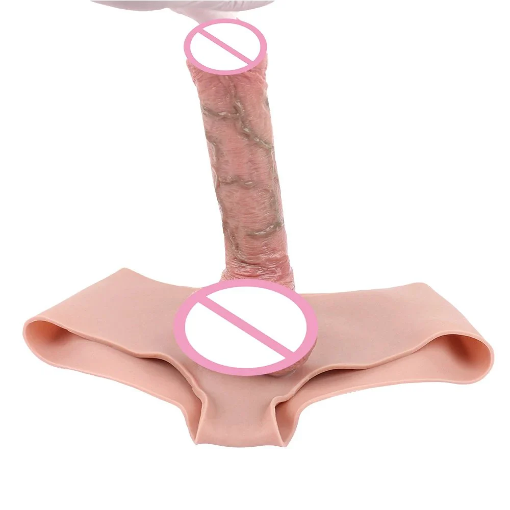 Silicone Wearable Panty Strap on Dildos Realistic Big Penis Sex Dildo Pants for Women Man Lesbian Wearable Adult Sex Toys