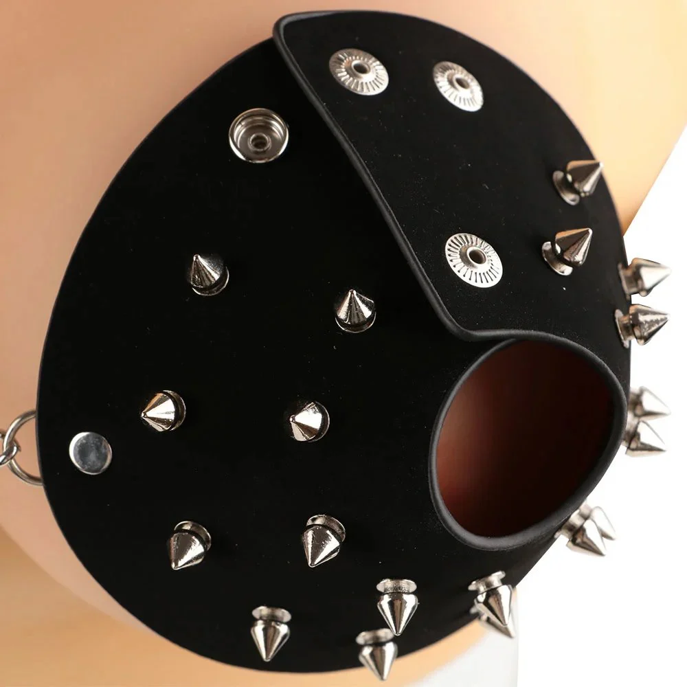 Goddess Sexual Breast Spiked Desire Leather Enchain Female Body Breast Bondage Props Erotic Bdsm Corset