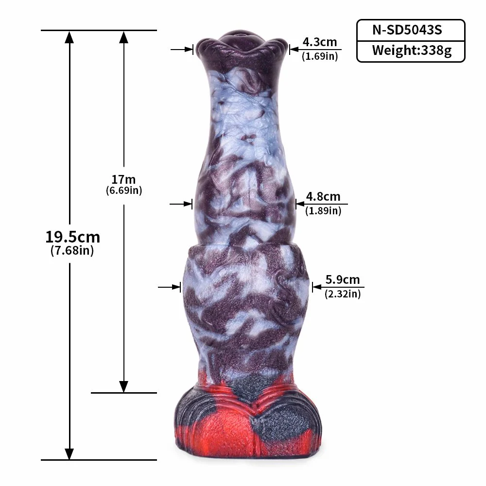 Dog Knot Dildo Fantasy Monster Dildo Anal Dildo Realistic with Strong Suction Cup Silicone Anal Plug alien Cock Flexible G Spot