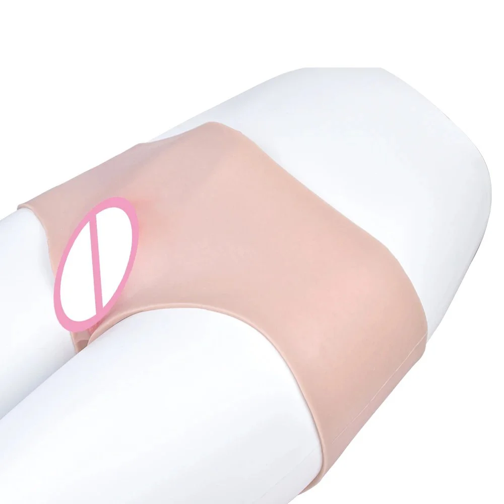 Gay Cross-dressing Vagina Pants Realistic Silicone Panties Sexy Vaginal Underwear Multiple Styles Available Sex Toy for Gay