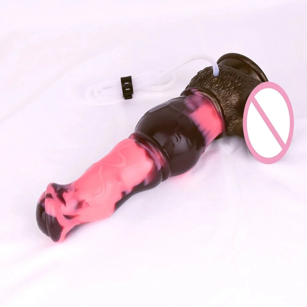 Beginners Sex Toy Squirting Dildo Ejaculating Penis Strong Suction Cup Soft Dildo for Women