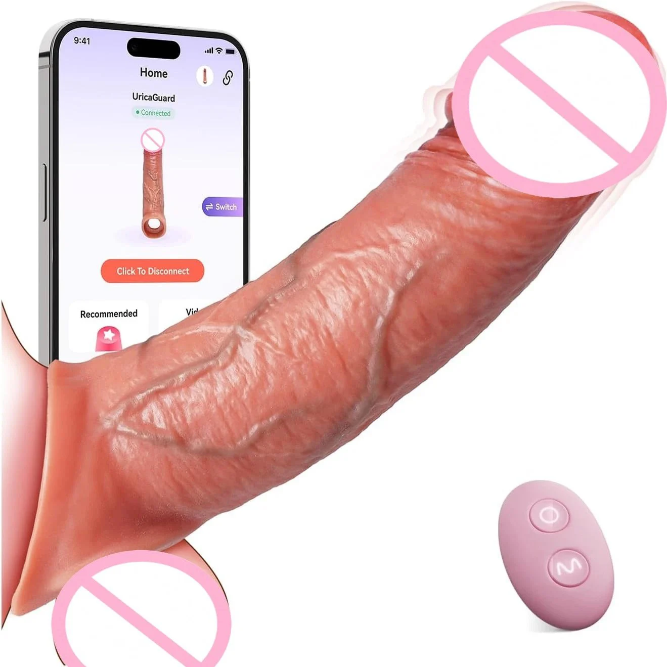 Liquid Silicone Dildo Condom For Men Electric Delayed Wear Hollow Dildo Condom For Adult Sexual Products