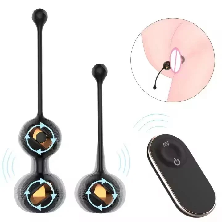 Medical Material Kegel Ball Toys Sex Adult Vibrator Exercise Vaginal Ball Ben Wa Ball Vibrator for Woman