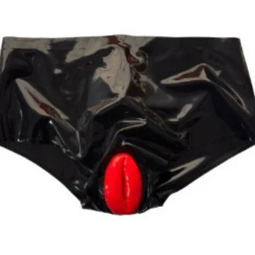 Latex Shorts Anal Cover Penile Cover Straight Men's Underwear Tight 100% Waterproof Eco-Friendly