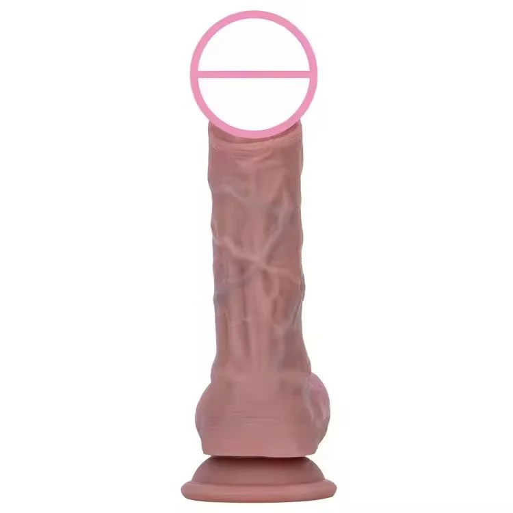 Eco-Friendly 100% Waterproof Artificial Sexy Safe Material Moderate Hardness Silicone Dildo Unisex Big Man Size