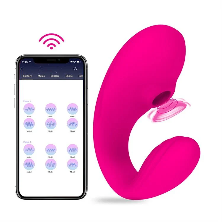 USB App Control Sucking Vibrating Panty G Spot Wearable Vibrator Sex Toys for Women