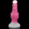 Animal Dog Knot Dildo With Sucition Cup Realistic Rubber Anal Pug With Adult Toys